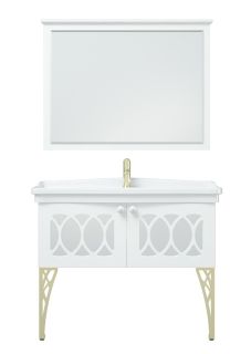 Зеркало Corozo Таормина 85см белый SD-00001109